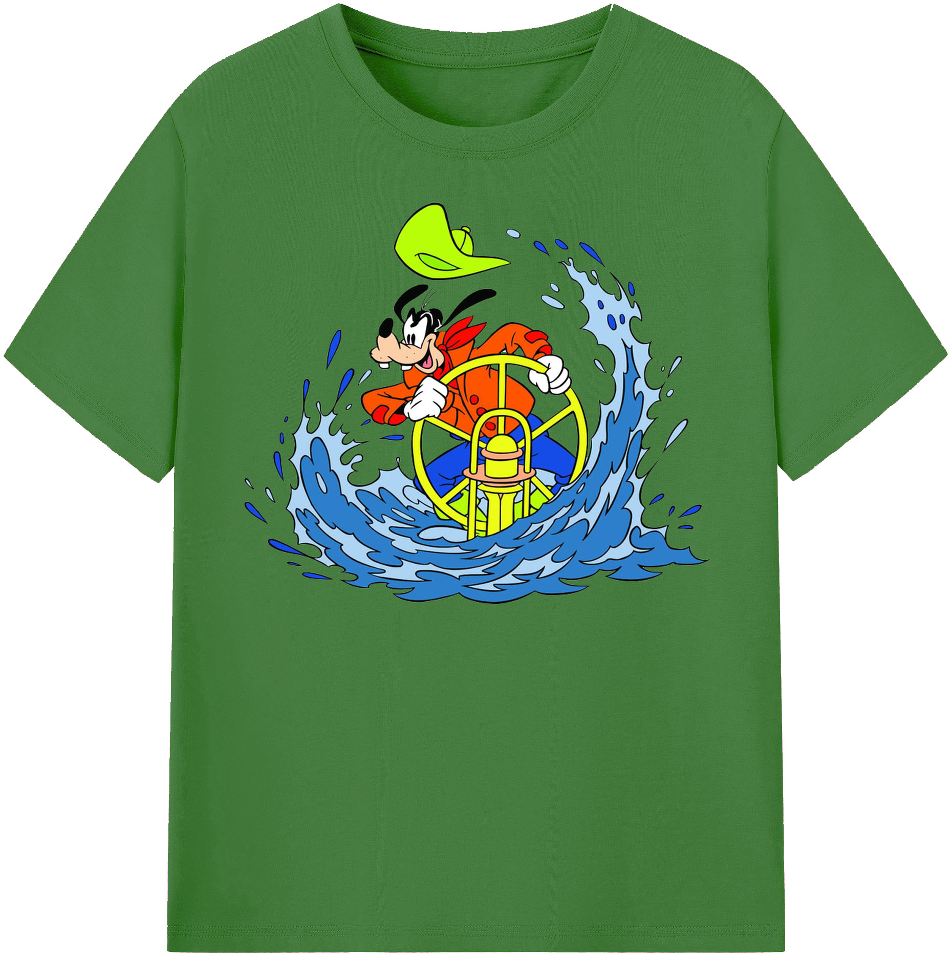 （画像用） ミッキーマウス Mickey Mouse レディースカジュアルプリントTシャツ（綿100％）